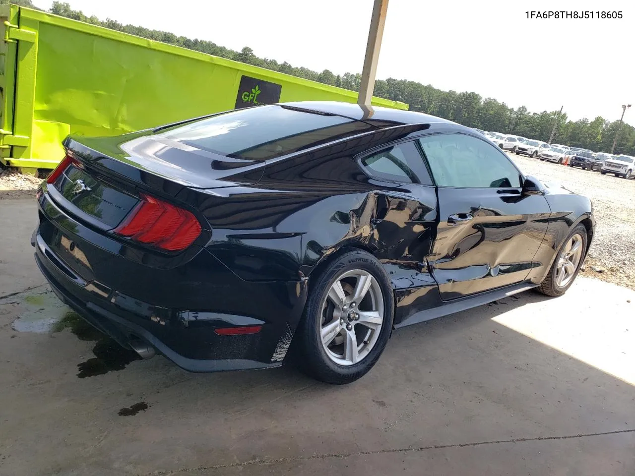 2018 Ford Mustang VIN: 1FA6P8TH8J5118605 Lot: 63617114