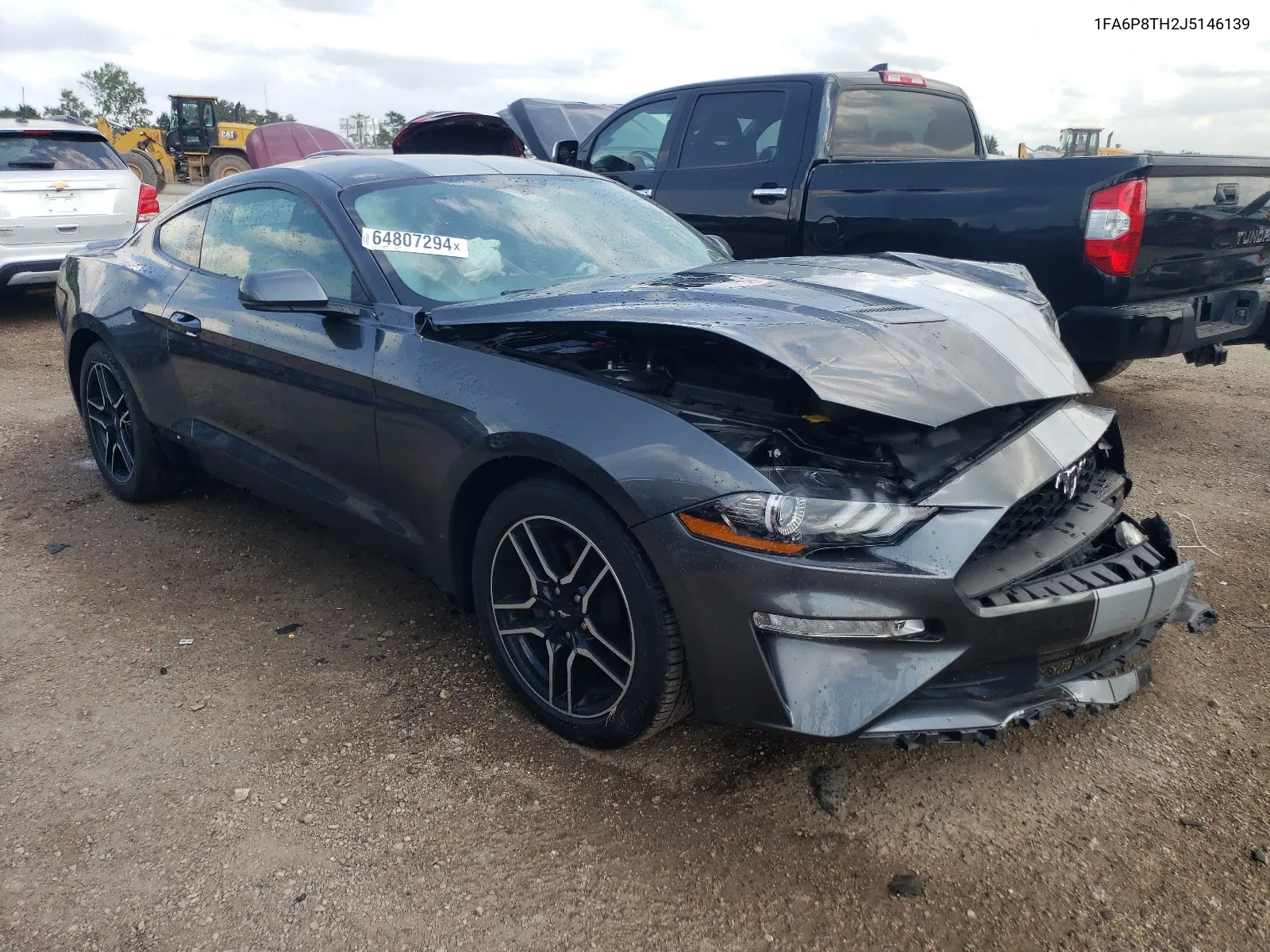 2018 Ford Mustang VIN: 1FA6P8TH2J5146139 Lot: 64807294