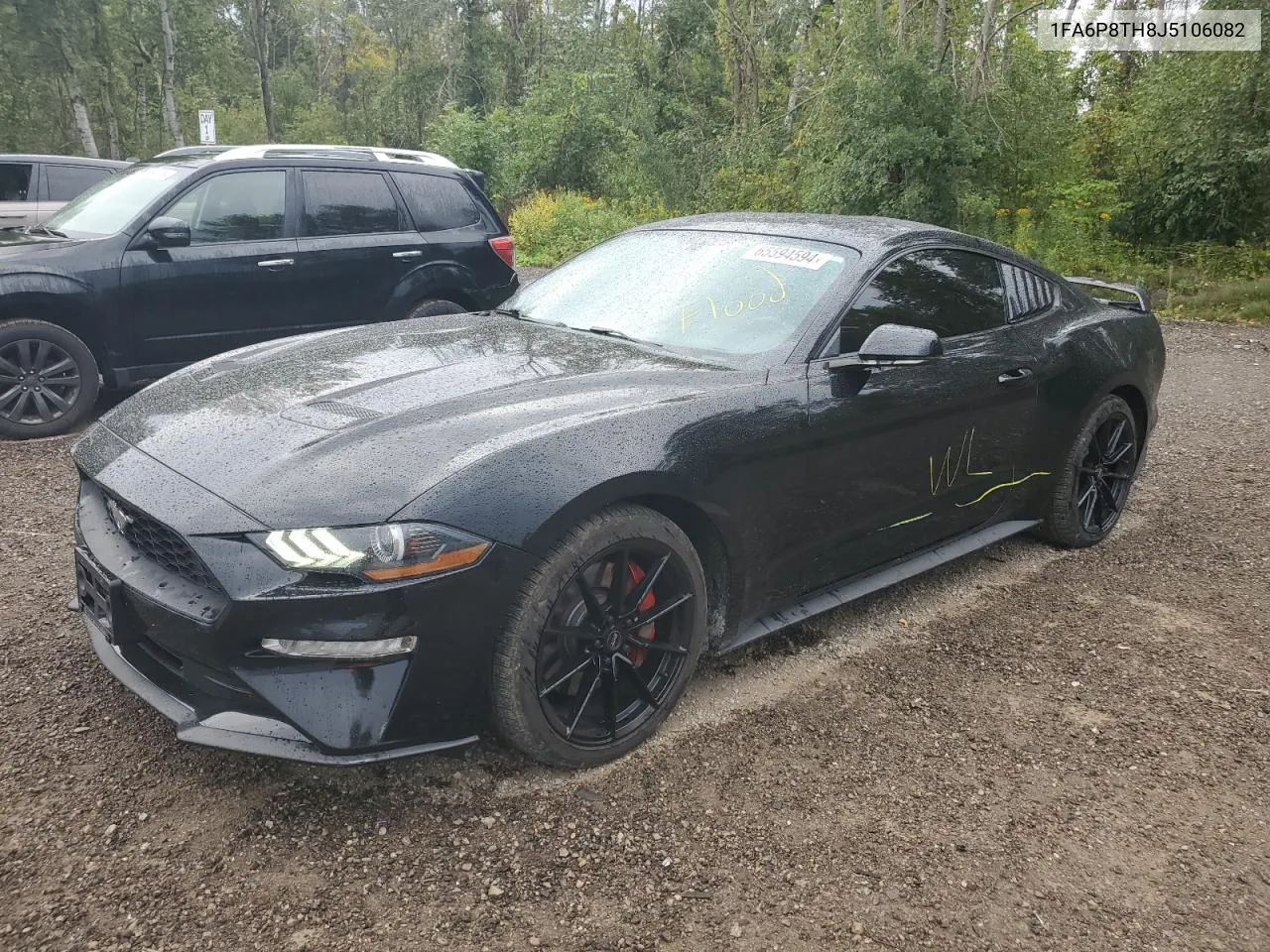 2018 Ford Mustang VIN: 1FA6P8TH8J5106082 Lot: 65594594