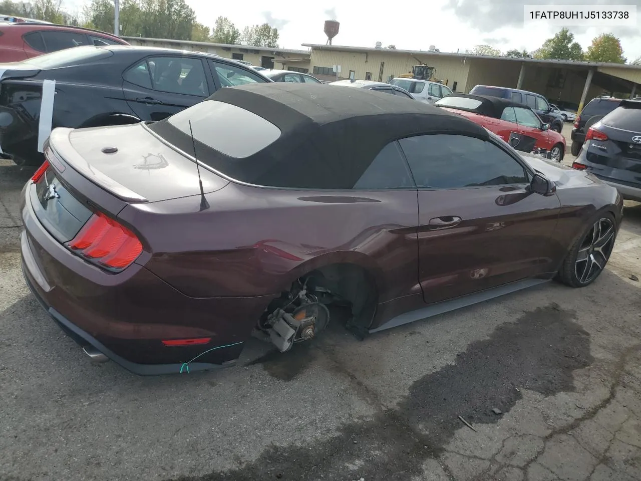 2018 Ford Mustang VIN: 1FATP8UH1J5133738 Lot: 66110774