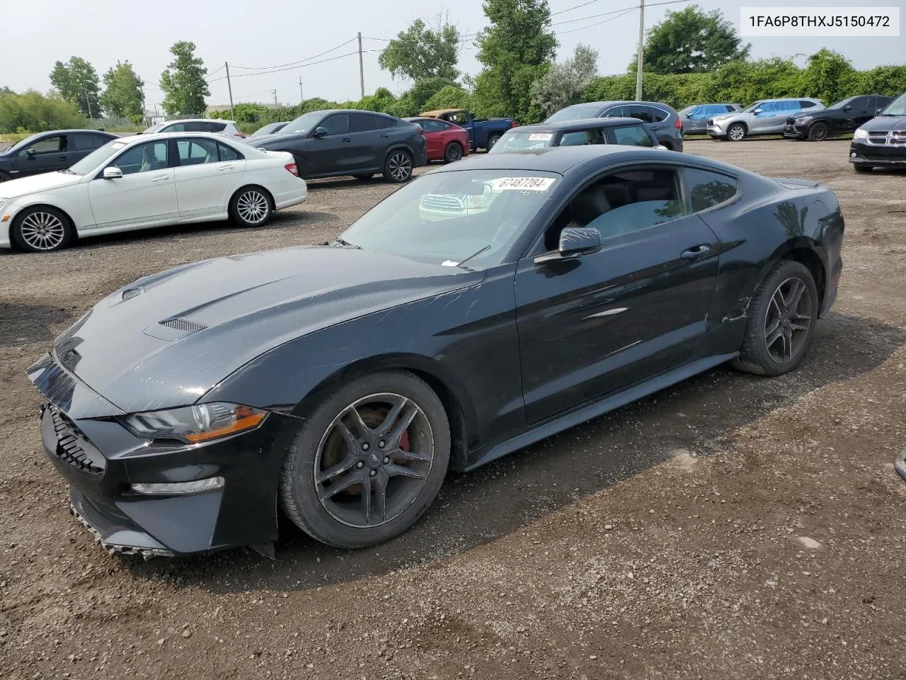 2018 Ford Mustang VIN: 1FA6P8THXJ5150472 Lot: 67487284