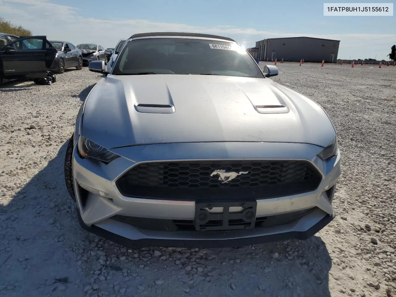 2018 Ford Mustang VIN: 1FATP8UH1J5155612 Lot: 68119444