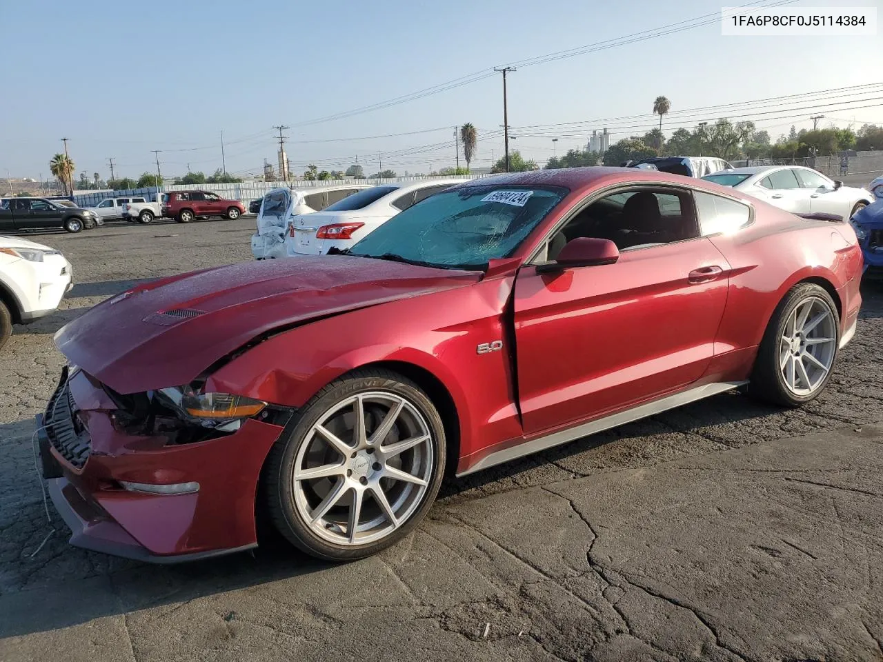 1FA6P8CF0J5114384 2018 Ford Mustang Gt