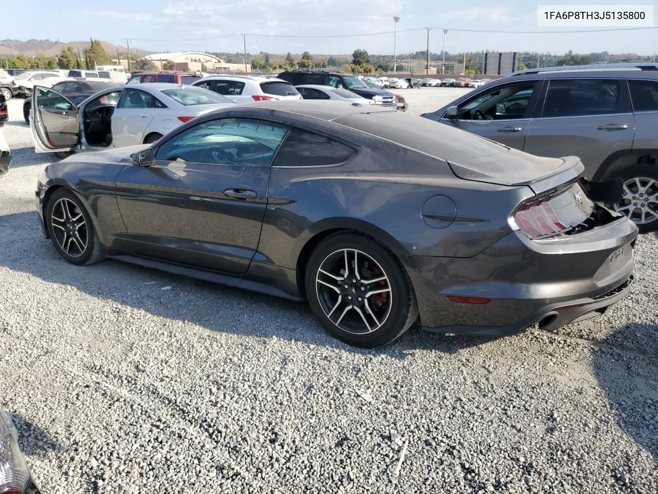 2018 Ford Mustang VIN: 1FA6P8TH3J5135800 Lot: 69857204