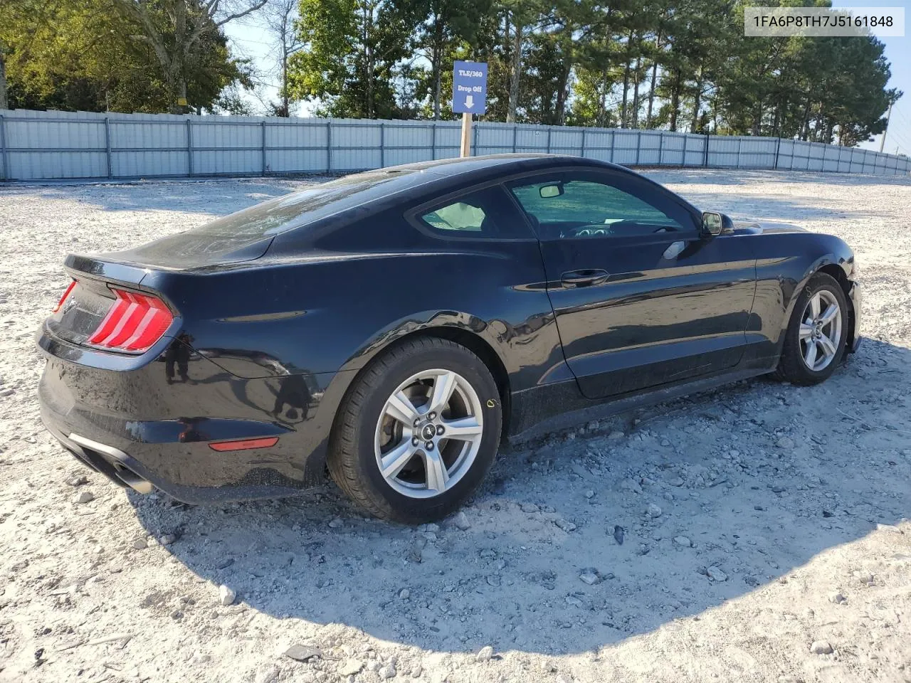 2018 Ford Mustang VIN: 1FA6P8TH7J5161848 Lot: 70692684