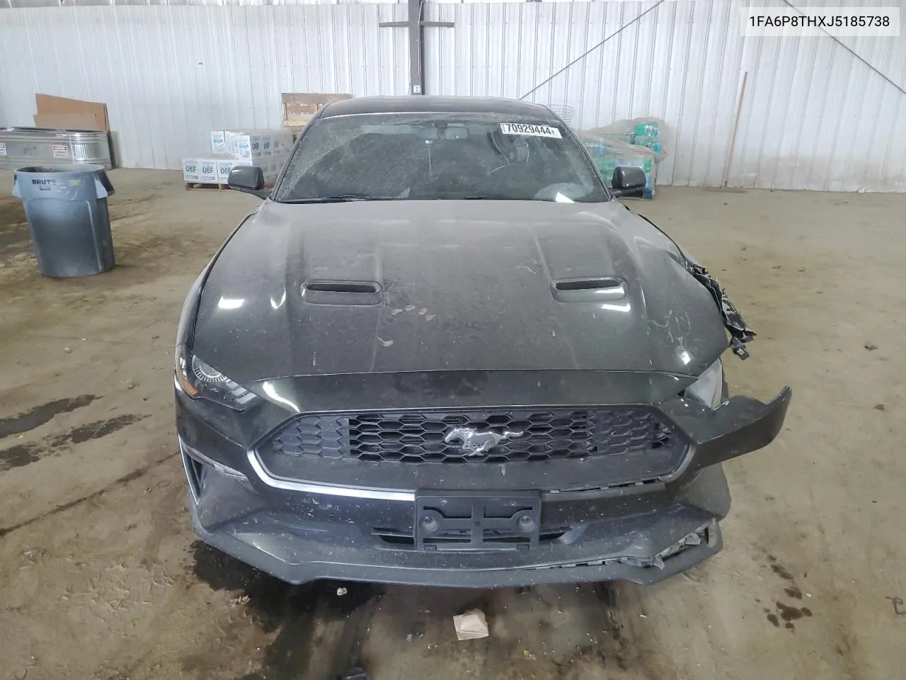 2018 Ford Mustang VIN: 1FA6P8THXJ5185738 Lot: 70929444