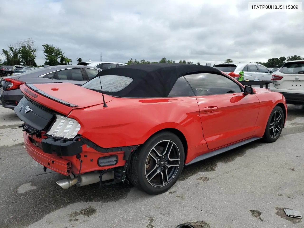 2018 Ford Mustang VIN: 1FATP8UH8J5115009 Lot: 71427064