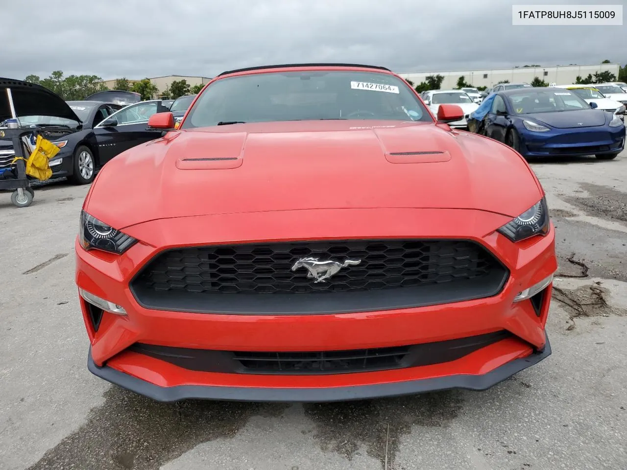 2018 Ford Mustang VIN: 1FATP8UH8J5115009 Lot: 71427064