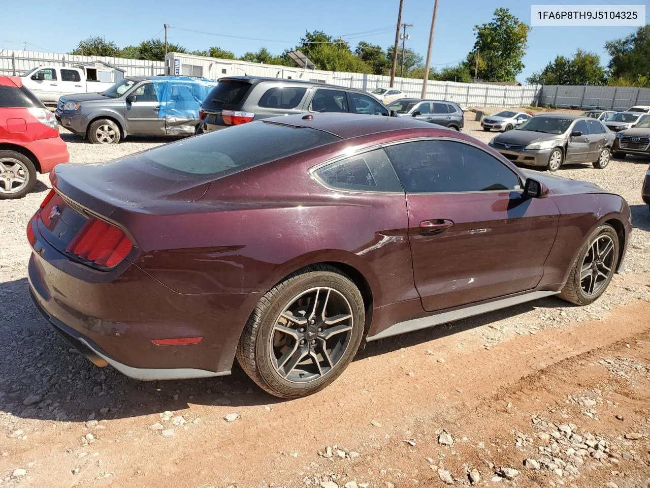 2018 Ford Mustang VIN: 1FA6P8TH9J5104325 Lot: 71453664