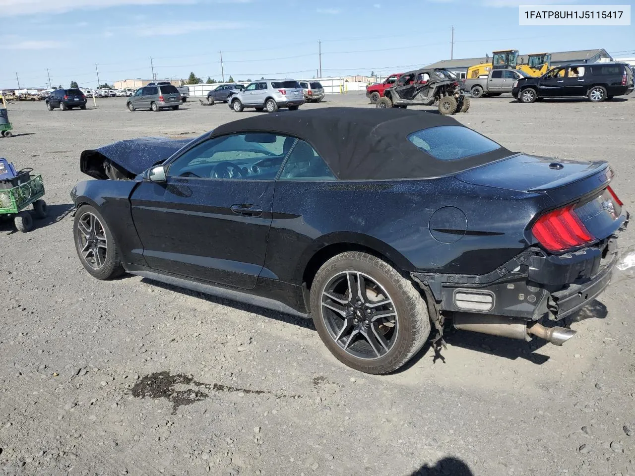 2018 Ford Mustang VIN: 1FATP8UH1J5115417 Lot: 71503054