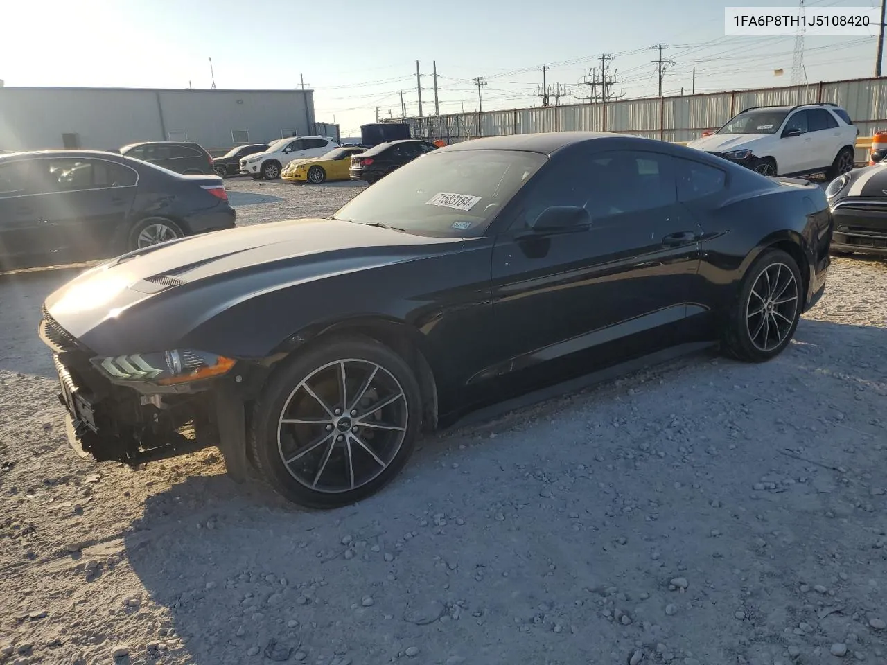 2018 Ford Mustang VIN: 1FA6P8TH1J5108420 Lot: 71583164