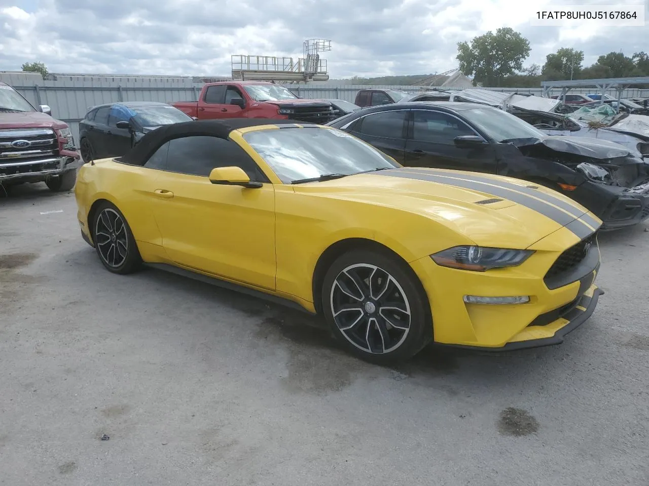 2018 Ford Mustang VIN: 1FATP8UH0J5167864 Lot: 71682314