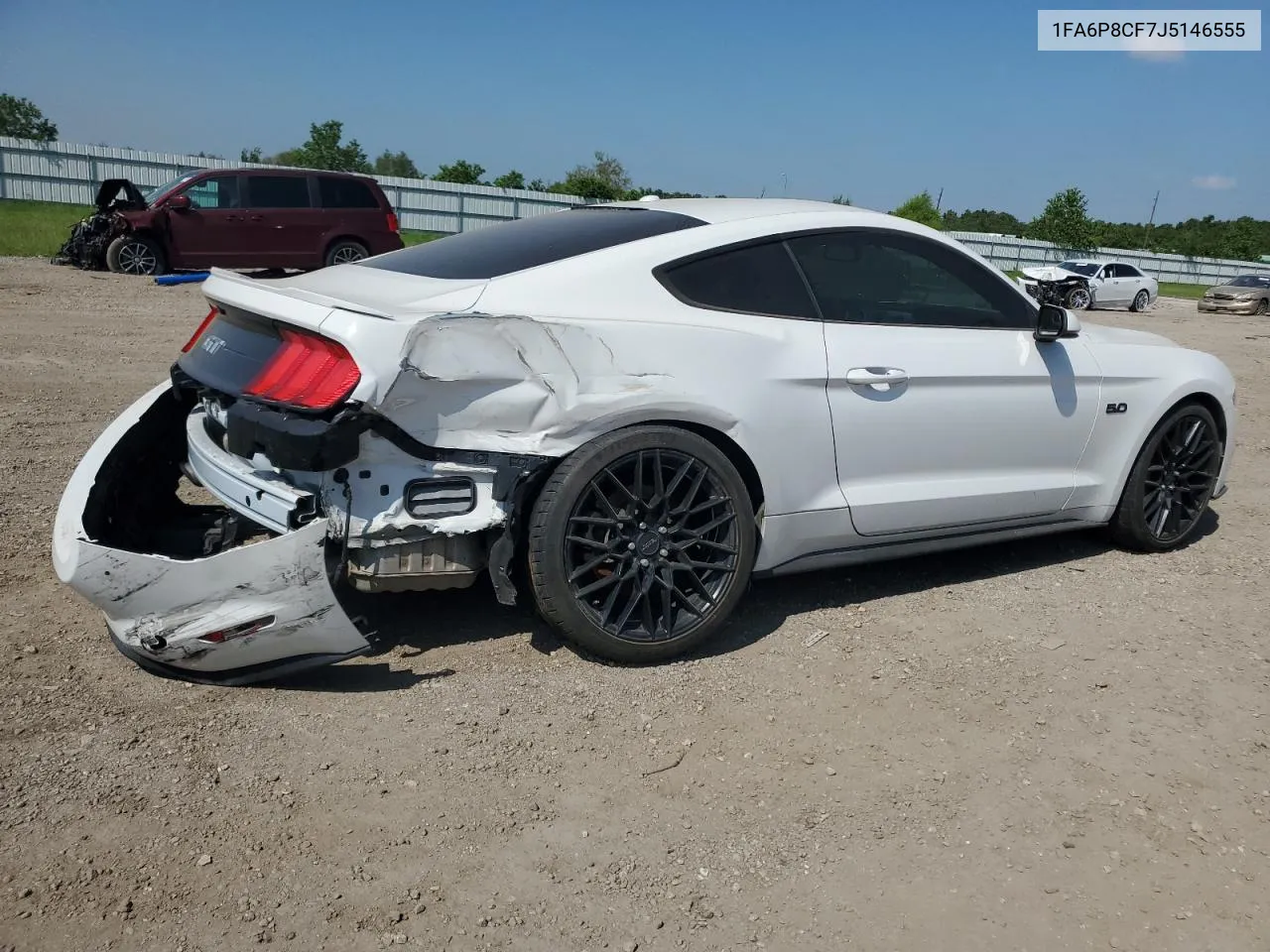 2018 Ford Mustang Gt VIN: 1FA6P8CF7J5146555 Lot: 71960694