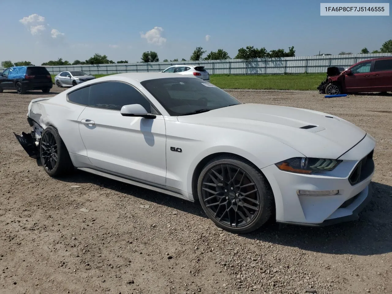 1FA6P8CF7J5146555 2018 Ford Mustang Gt