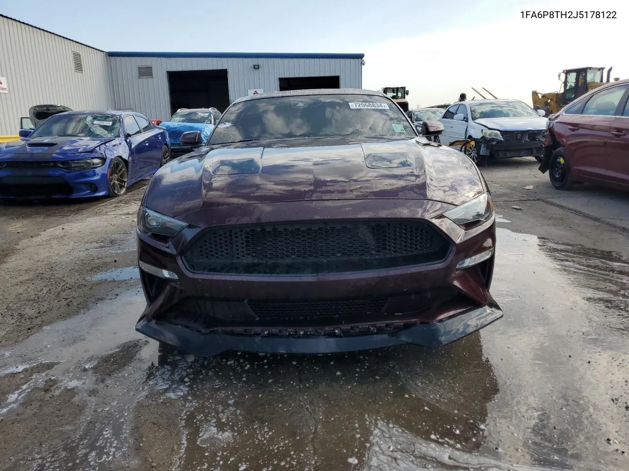 2018 Ford Mustang VIN: 1FA6P8TH2J5178122 Lot: 72068834