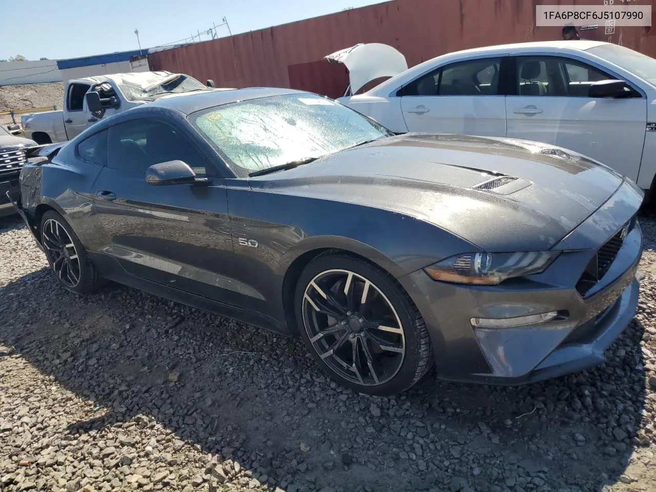 2018 Ford Mustang Gt VIN: 1FA6P8CF6J5107990 Lot: 72184894