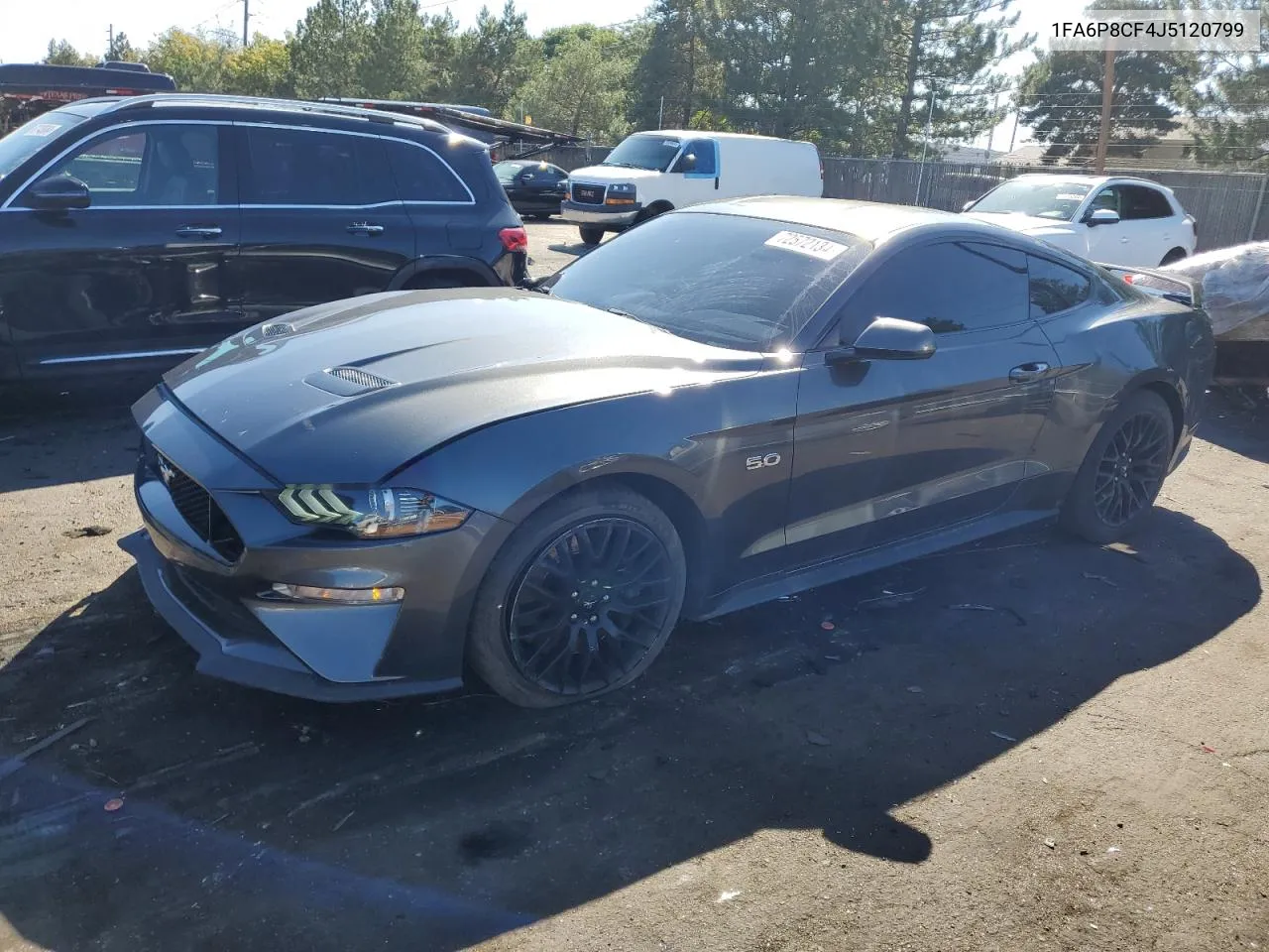 2018 Ford Mustang Gt VIN: 1FA6P8CF4J5120799 Lot: 72572134