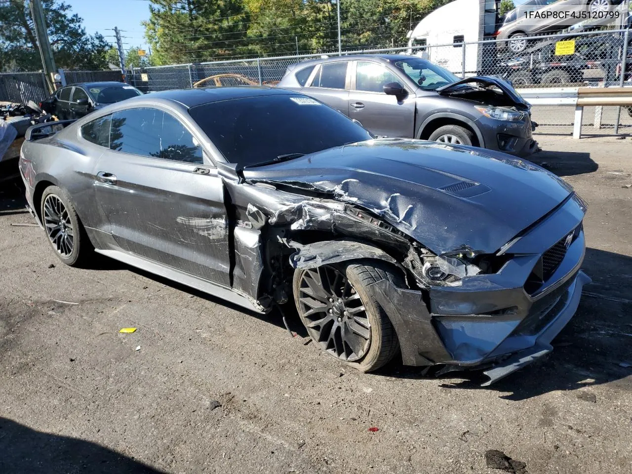 2018 Ford Mustang Gt VIN: 1FA6P8CF4J5120799 Lot: 72572134