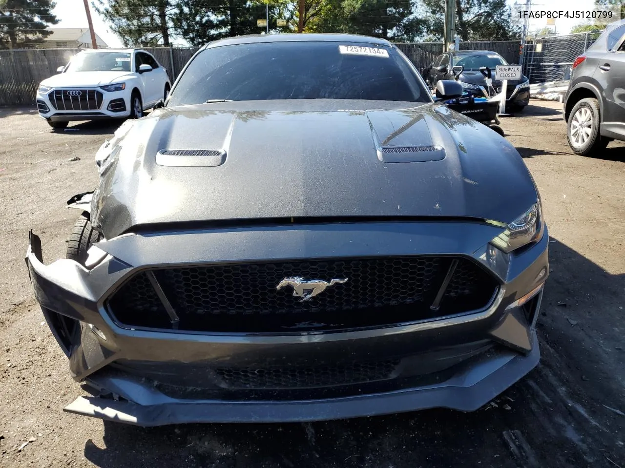 2018 Ford Mustang Gt VIN: 1FA6P8CF4J5120799 Lot: 72572134