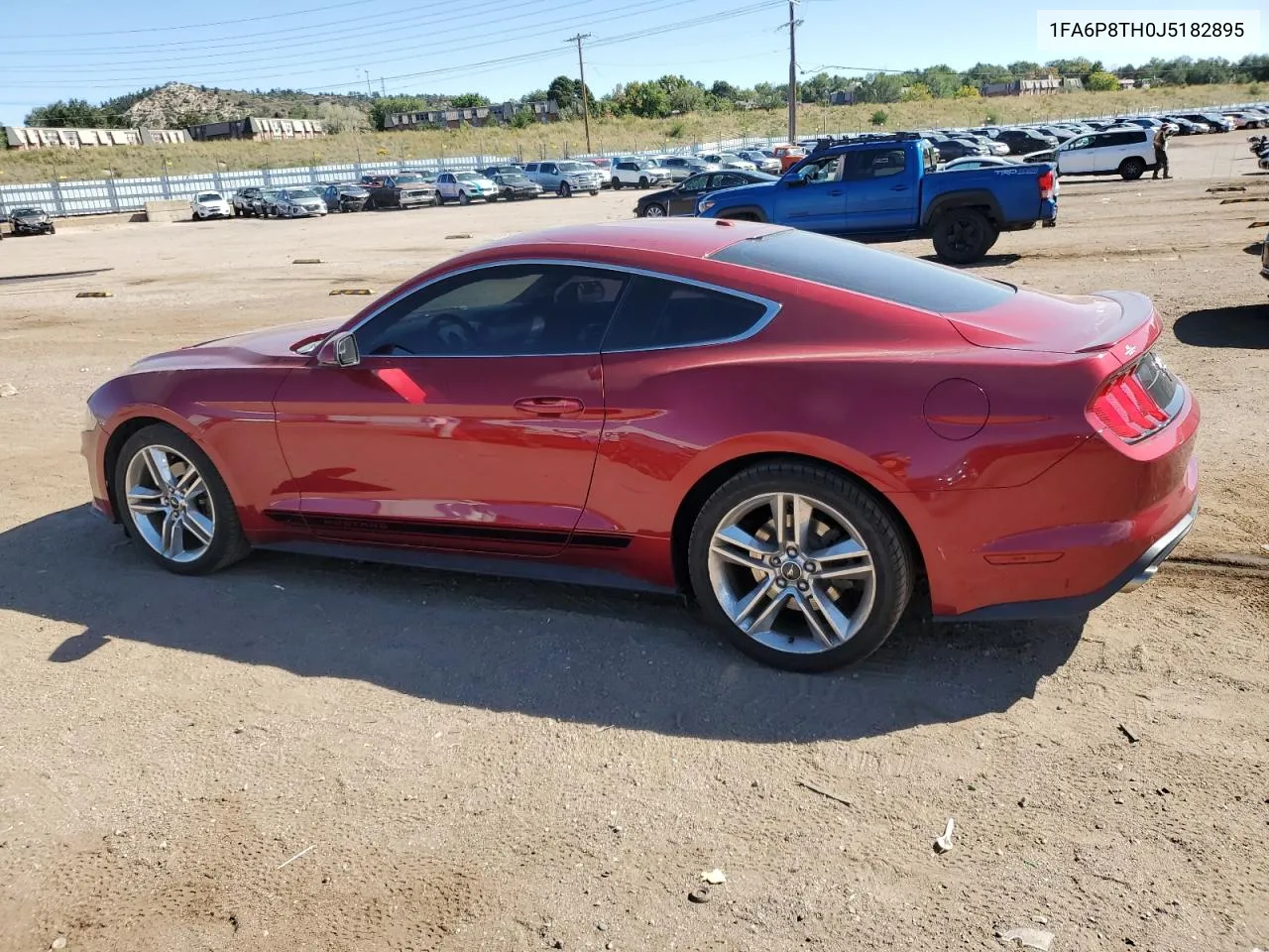 2018 Ford Mustang VIN: 1FA6P8TH0J5182895 Lot: 72763554