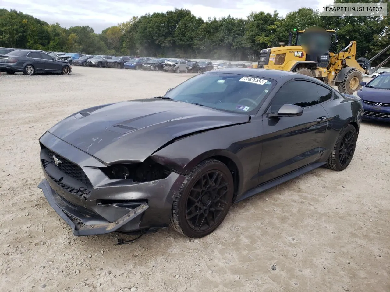 2018 Ford Mustang VIN: 1FA6P8TH9J5116832 Lot: 73026554