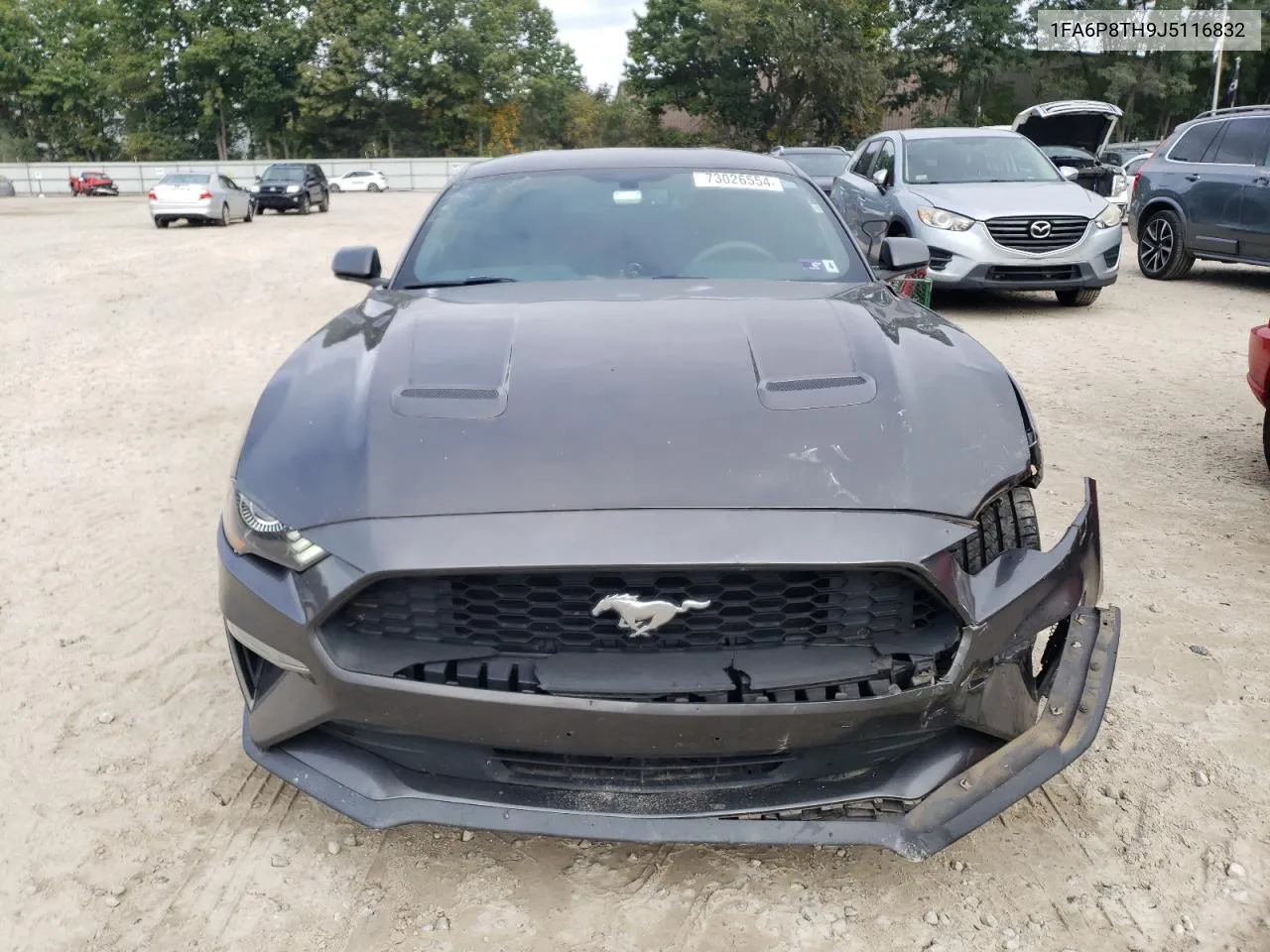 2018 Ford Mustang VIN: 1FA6P8TH9J5116832 Lot: 73026554