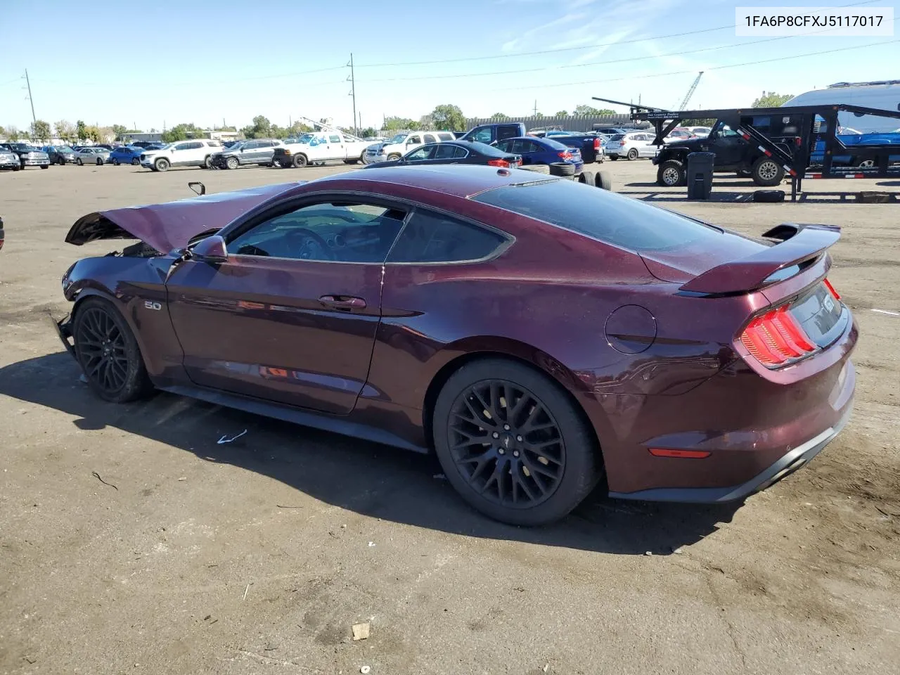 2018 Ford Mustang Gt VIN: 1FA6P8CFXJ5117017 Lot: 73066094