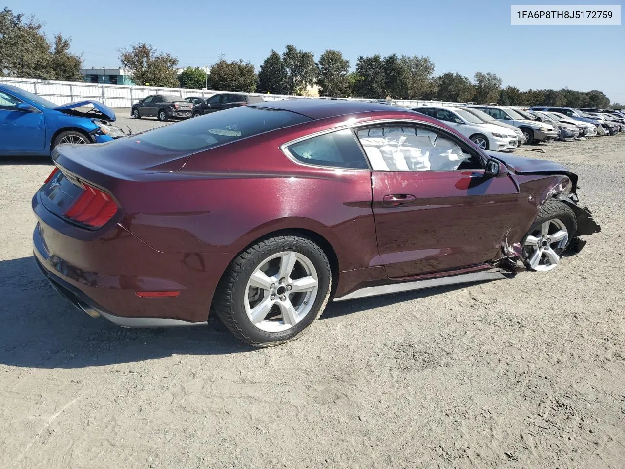 2018 Ford Mustang VIN: 1FA6P8TH8J5172759 Lot: 73187344