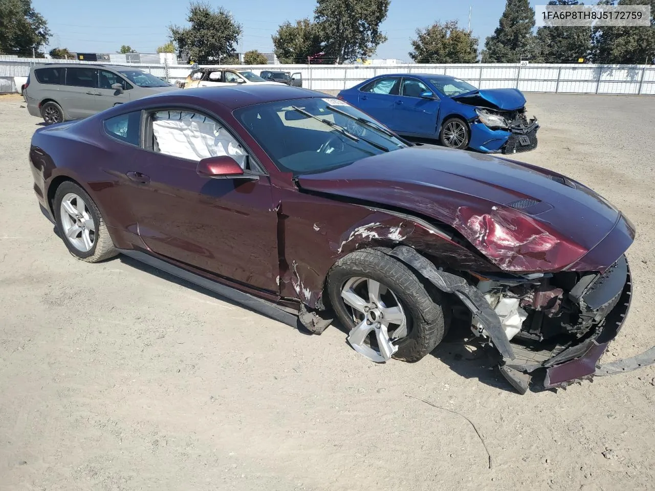 2018 Ford Mustang VIN: 1FA6P8TH8J5172759 Lot: 73187344