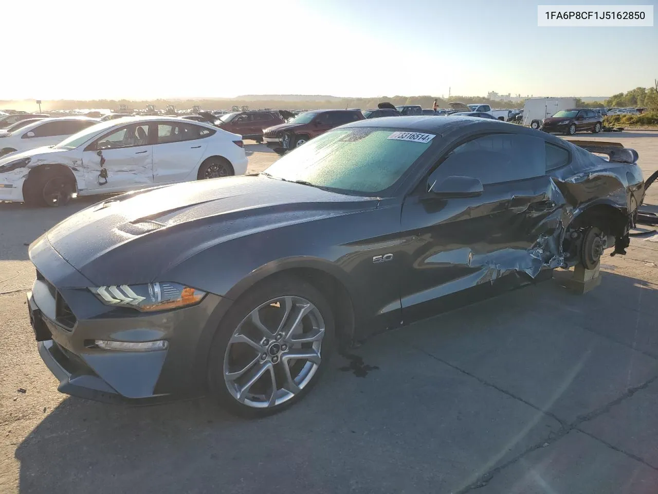 2018 Ford Mustang Gt VIN: 1FA6P8CF1J5162850 Lot: 73316514