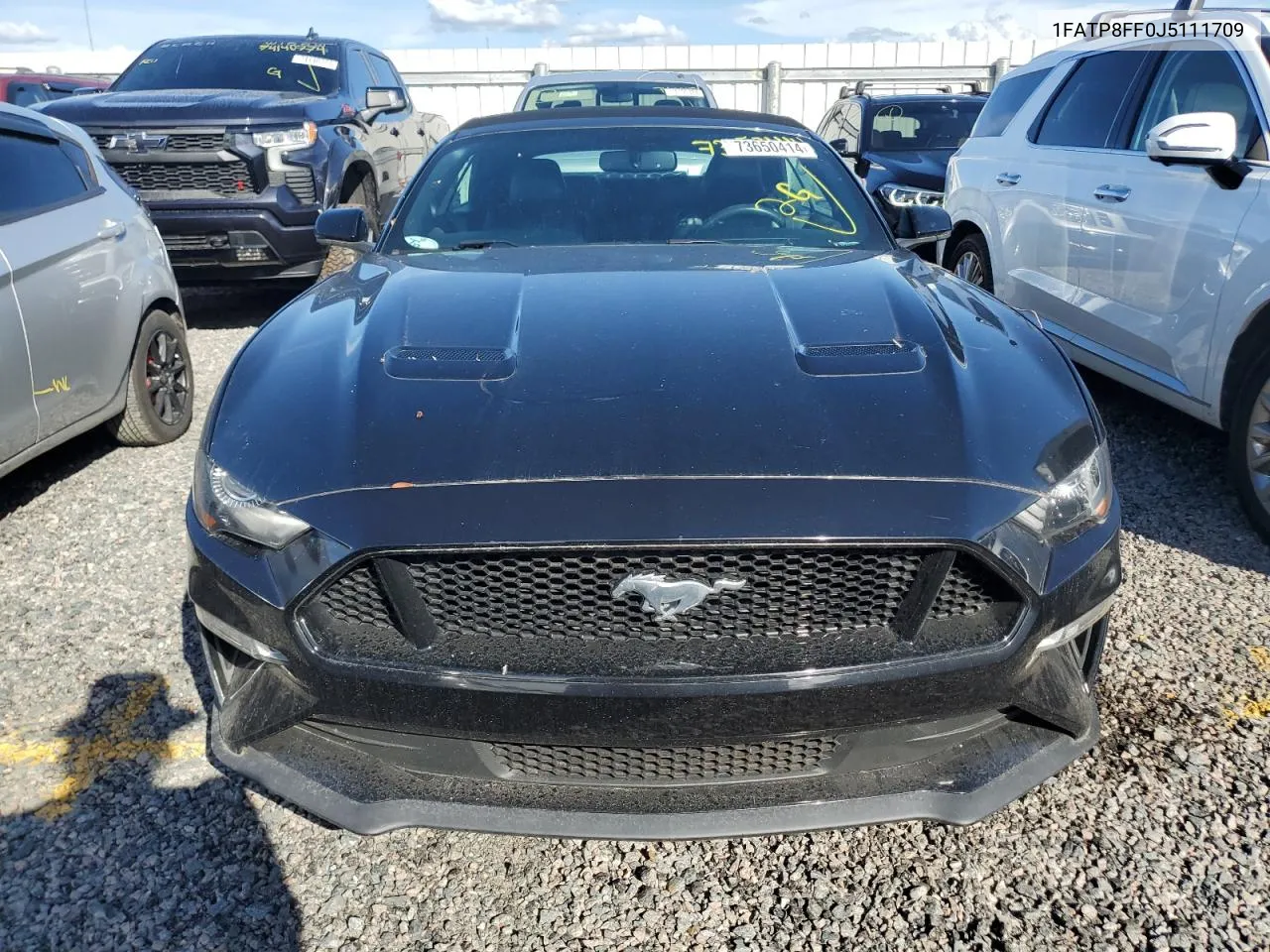 2018 Ford Mustang Gt VIN: 1FATP8FF0J5111709 Lot: 73650414