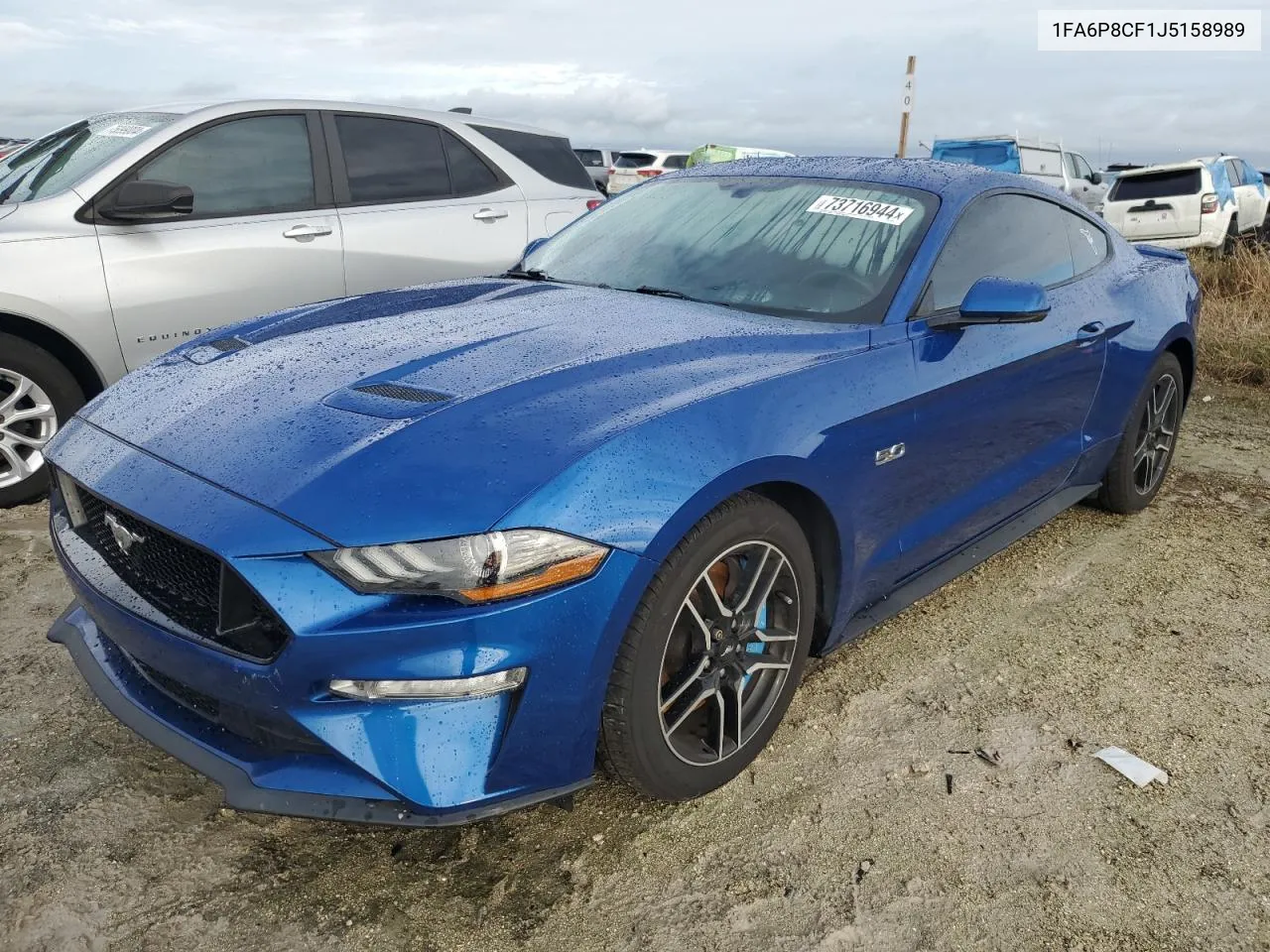 2018 Ford Mustang Gt VIN: 1FA6P8CF1J5158989 Lot: 73716944