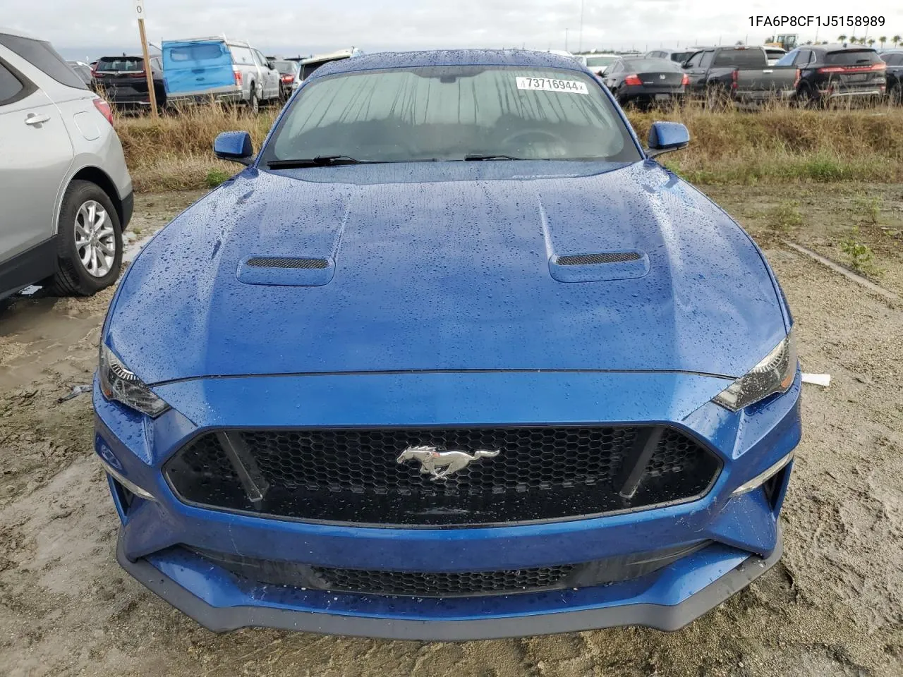 2018 Ford Mustang Gt VIN: 1FA6P8CF1J5158989 Lot: 73716944