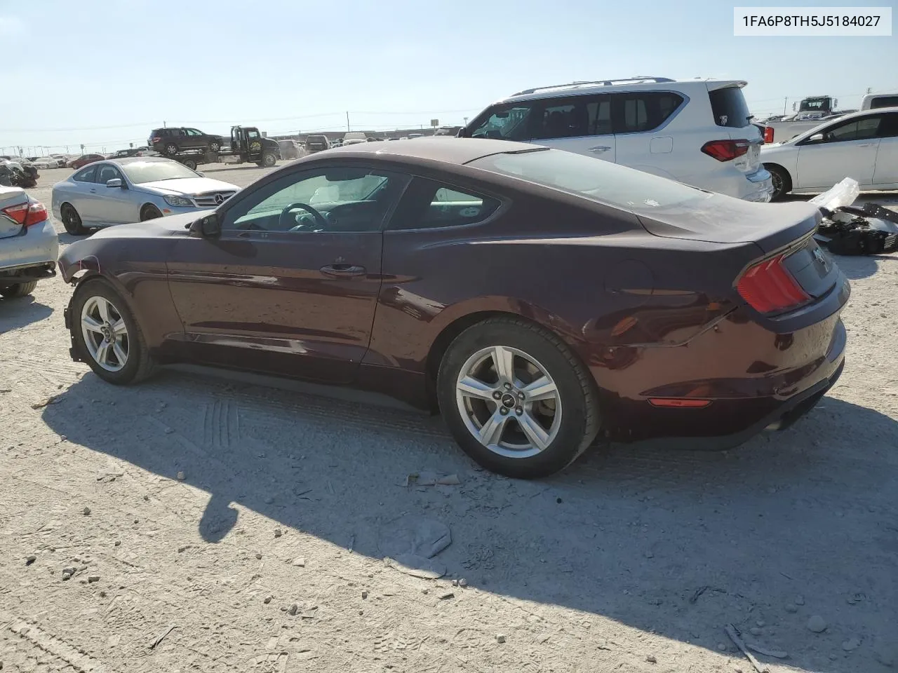 2018 Ford Mustang VIN: 1FA6P8TH5J5184027 Lot: 73958084