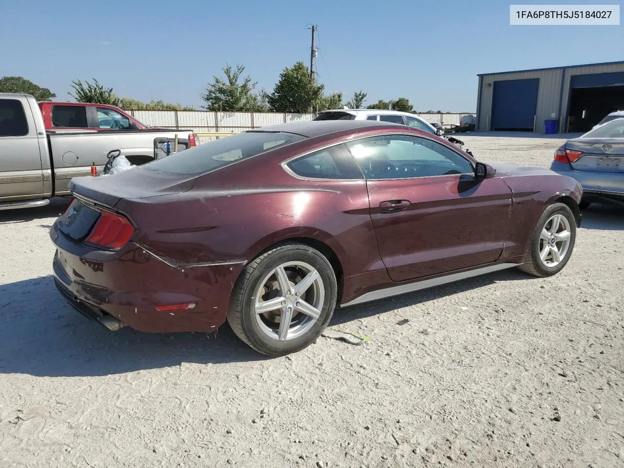 2018 Ford Mustang VIN: 1FA6P8TH5J5184027 Lot: 73958084