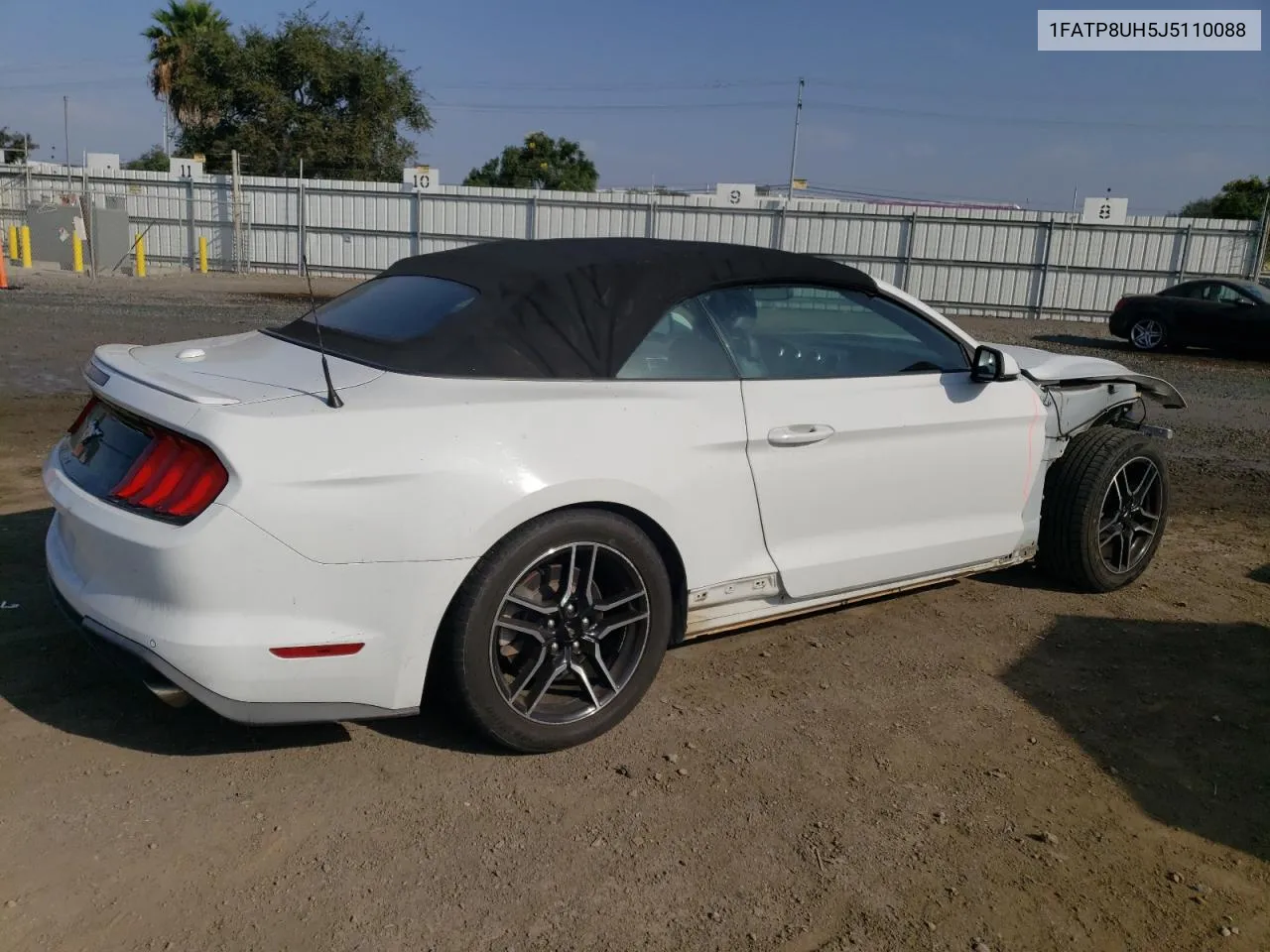 2018 Ford Mustang VIN: 1FATP8UH5J5110088 Lot: 74362234