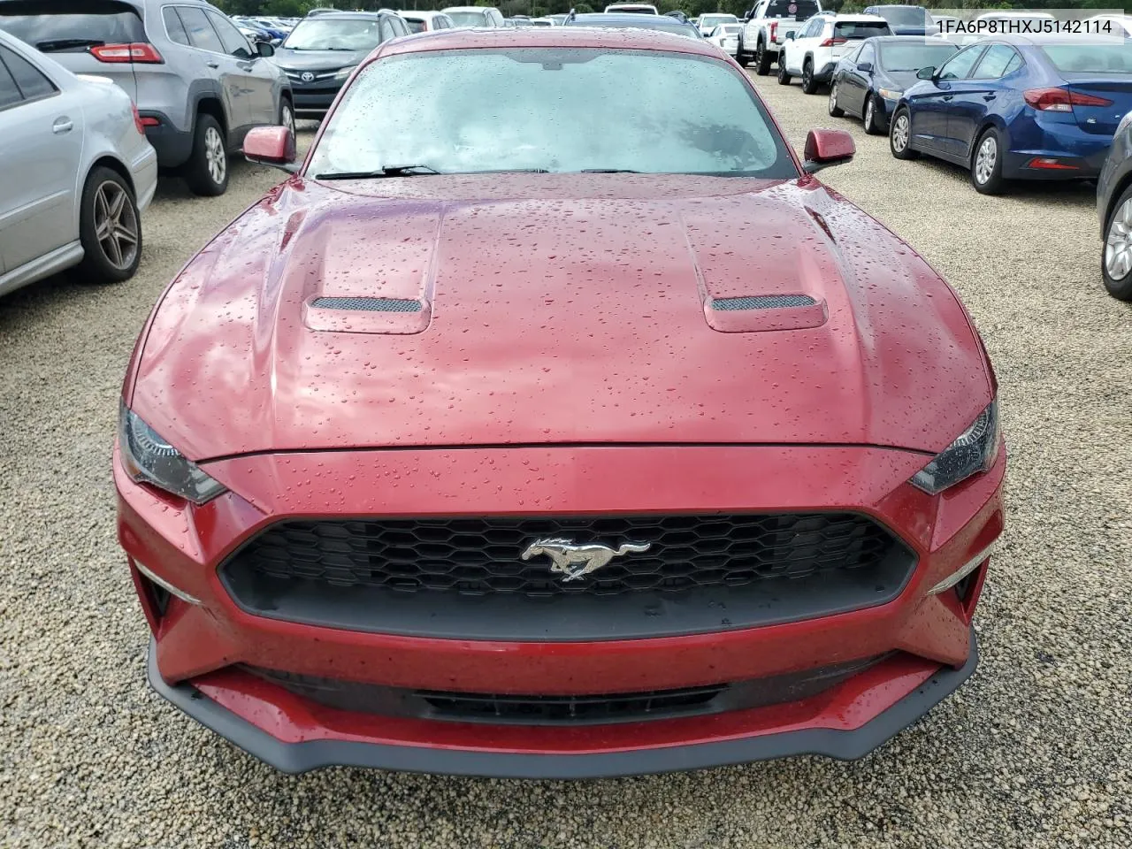 2018 Ford Mustang VIN: 1FA6P8THXJ5142114 Lot: 74434914