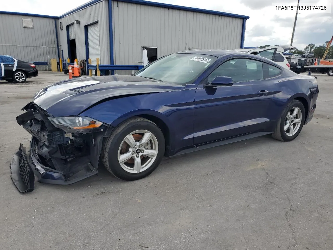 2018 Ford Mustang VIN: 1FA6P8TH3J5174726 Lot: 74503894