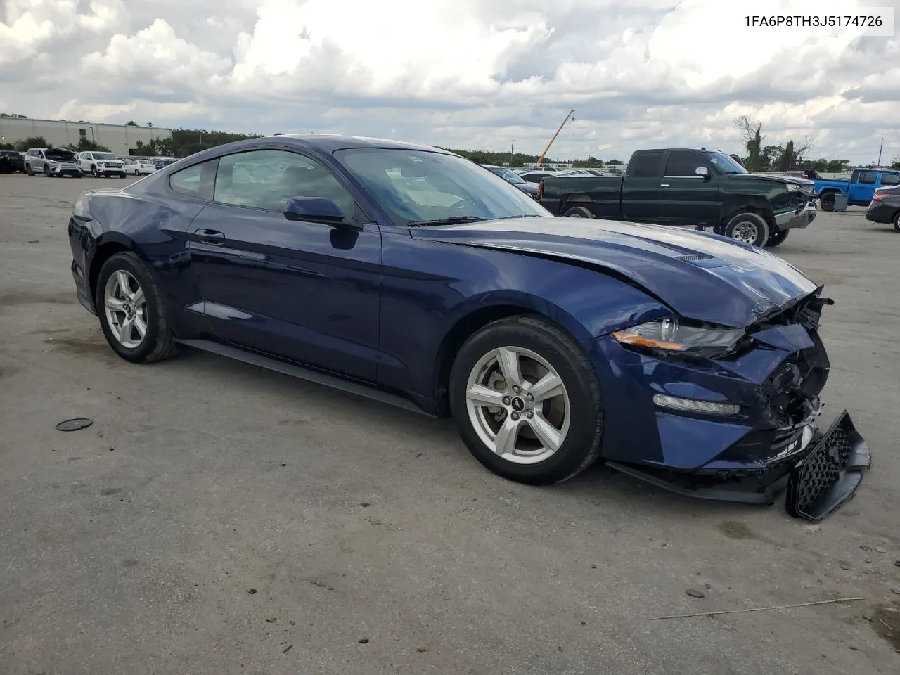 2018 Ford Mustang VIN: 1FA6P8TH3J5174726 Lot: 74503894