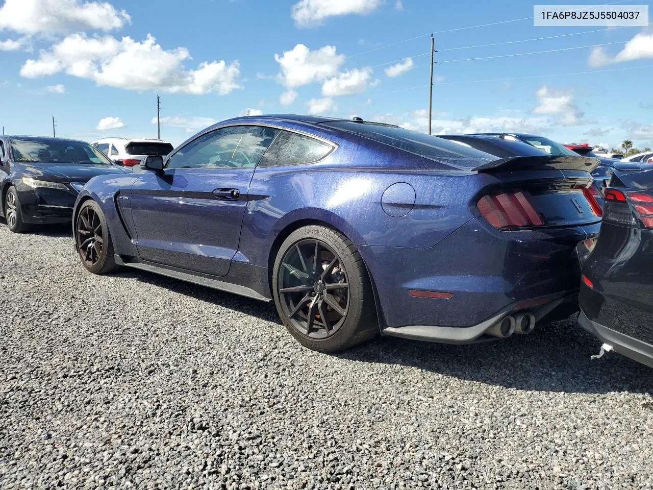 2018 Ford Mustang Shelby Gt350 VIN: 1FA6P8JZ5J5504037 Lot: 74686034