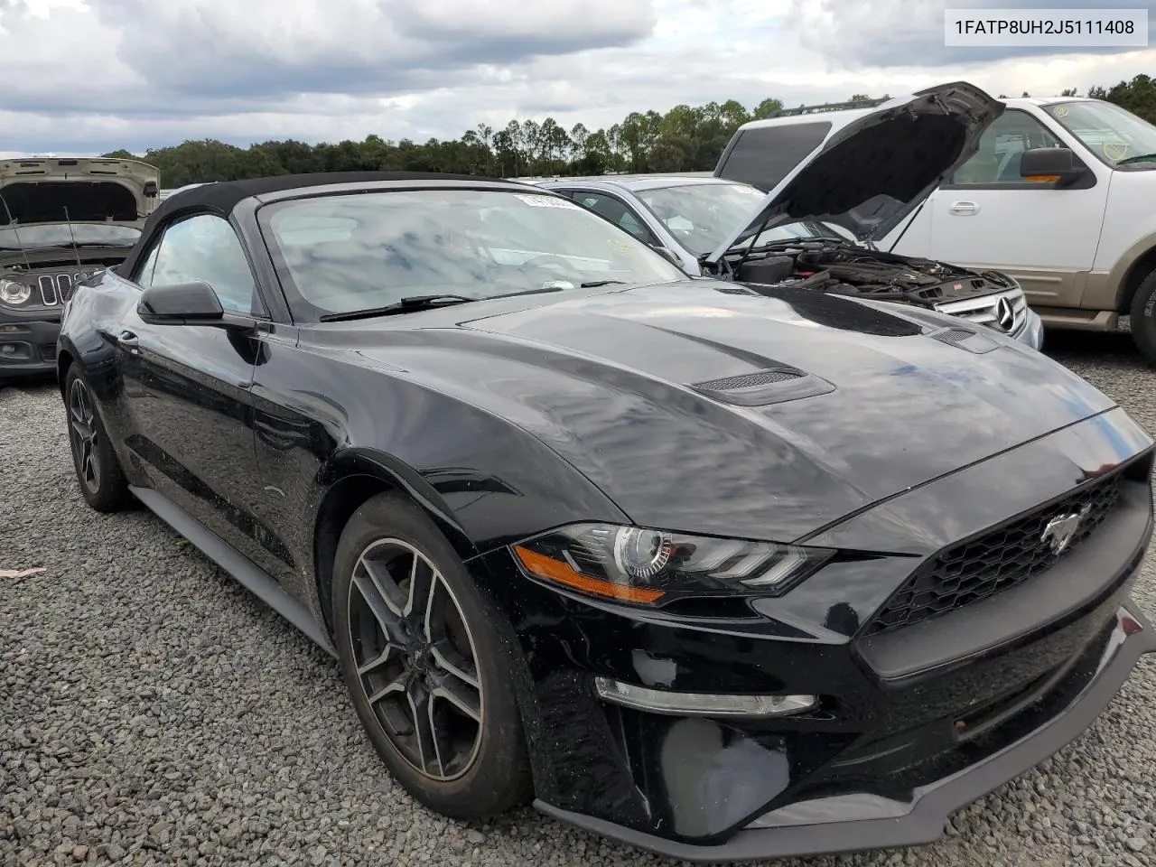 2018 Ford Mustang VIN: 1FATP8UH2J5111408 Lot: 74735374