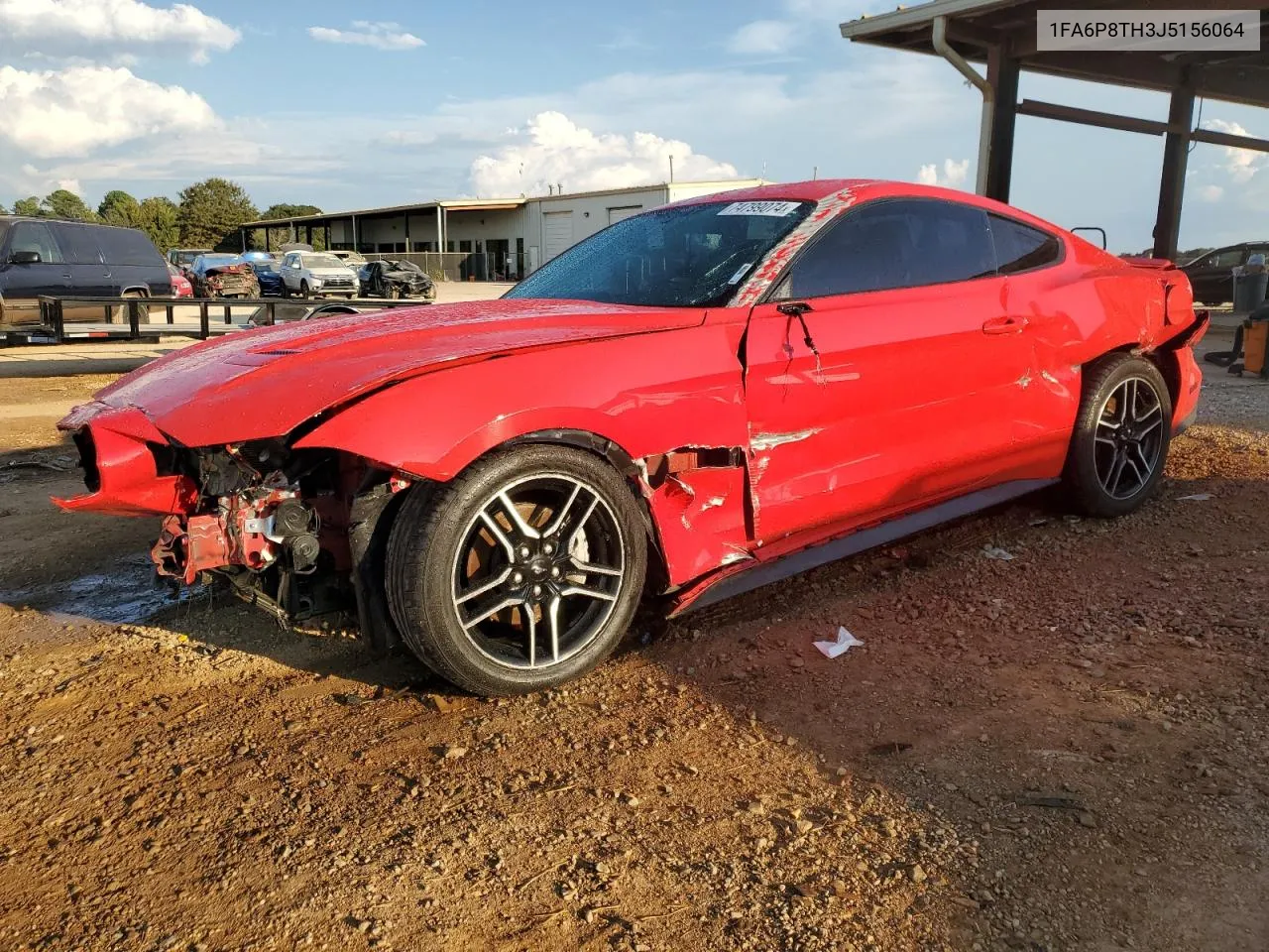 2018 Ford Mustang VIN: 1FA6P8TH3J5156064 Lot: 74799074