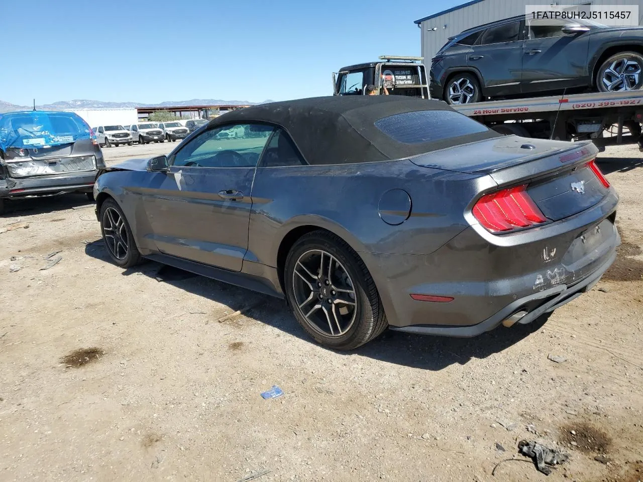 2018 Ford Mustang VIN: 1FATP8UH2J5115457 Lot: 75301294