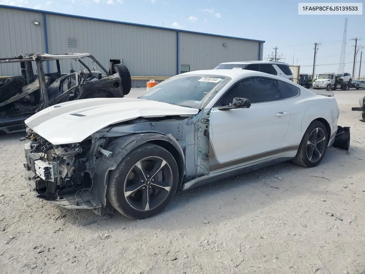 2018 Ford Mustang Gt VIN: 1FA6P8CF6J5139533 Lot: 75558764