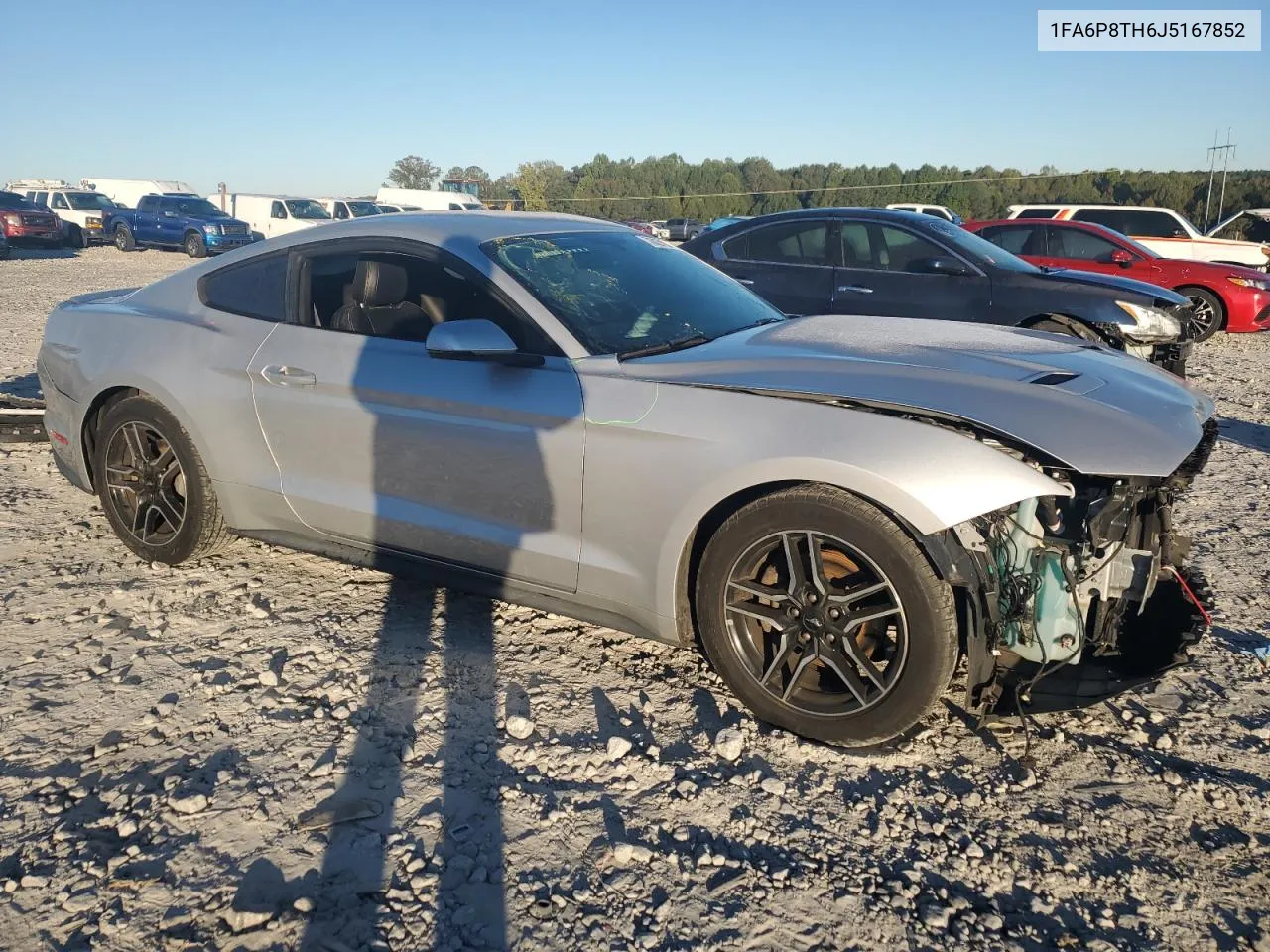 2018 Ford Mustang VIN: 1FA6P8TH6J5167852 Lot: 76027104