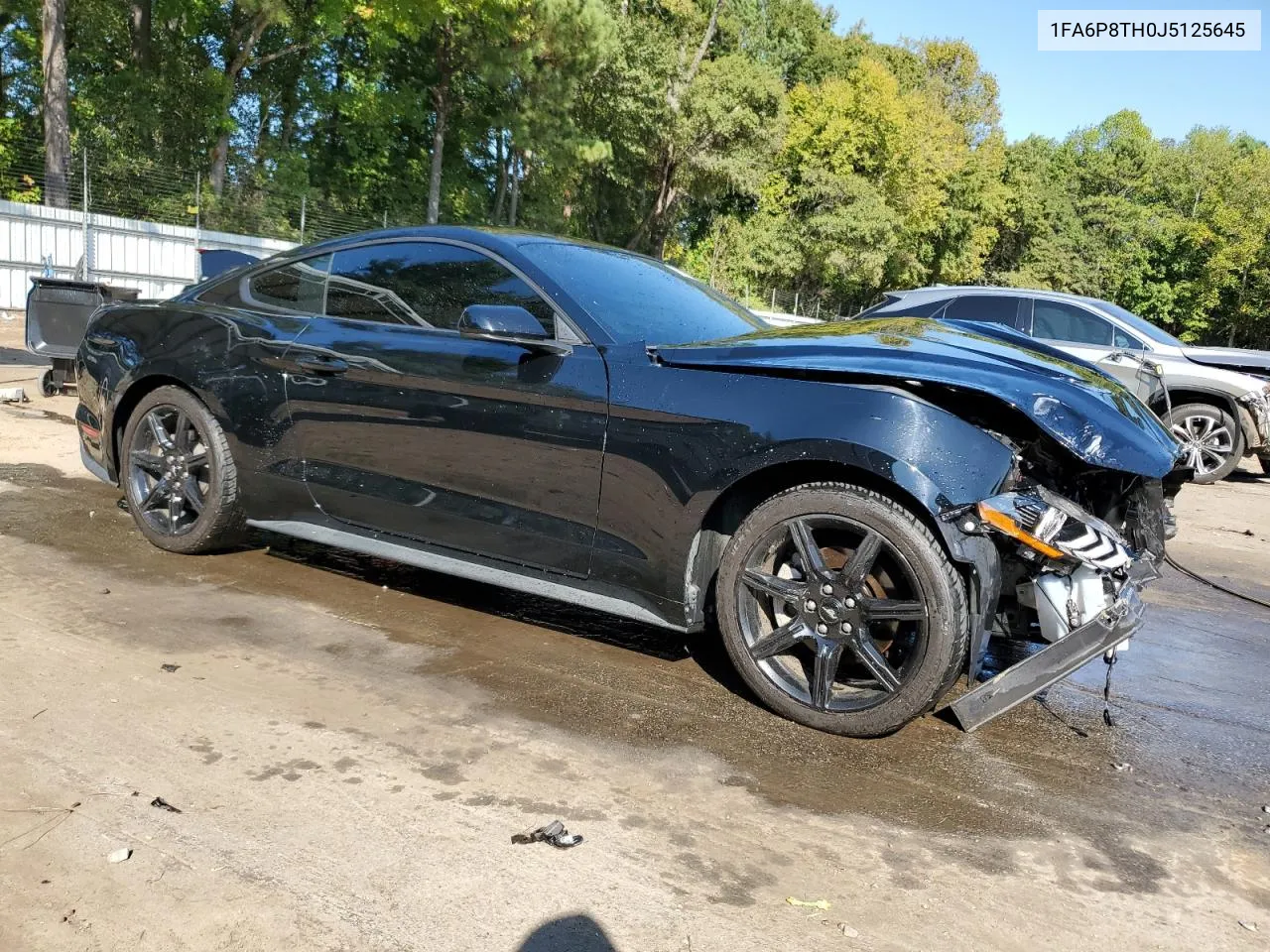 2018 Ford Mustang VIN: 1FA6P8TH0J5125645 Lot: 76047294