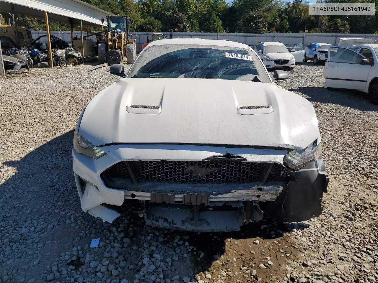 2018 Ford Mustang Gt VIN: 1FA6P8CF4J5161949 Lot: 76103814