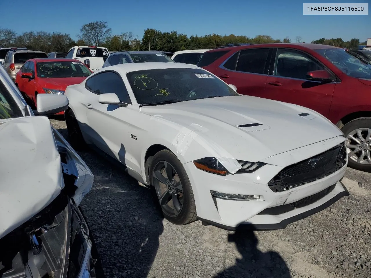 1FA6P8CF8J5116500 2018 Ford Mustang Gt