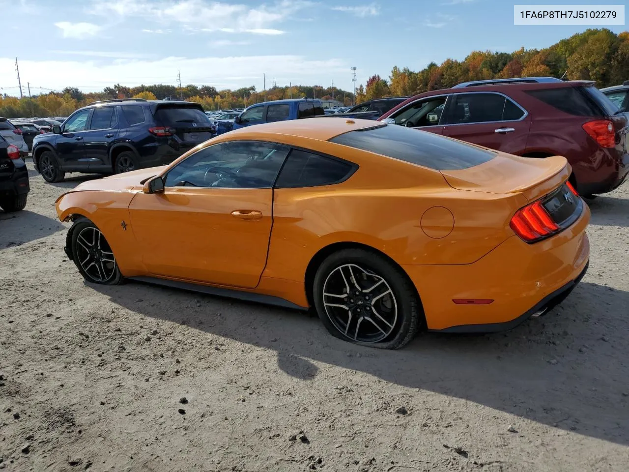 2018 Ford Mustang VIN: 1FA6P8TH7J5102279 Lot: 76906314