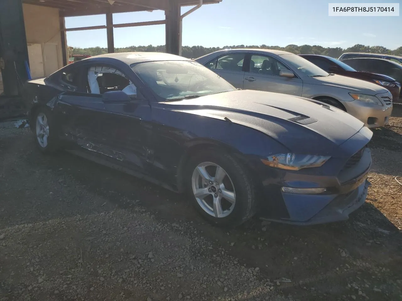 2018 Ford Mustang VIN: 1FA6P8TH8J5170414 Lot: 76991254